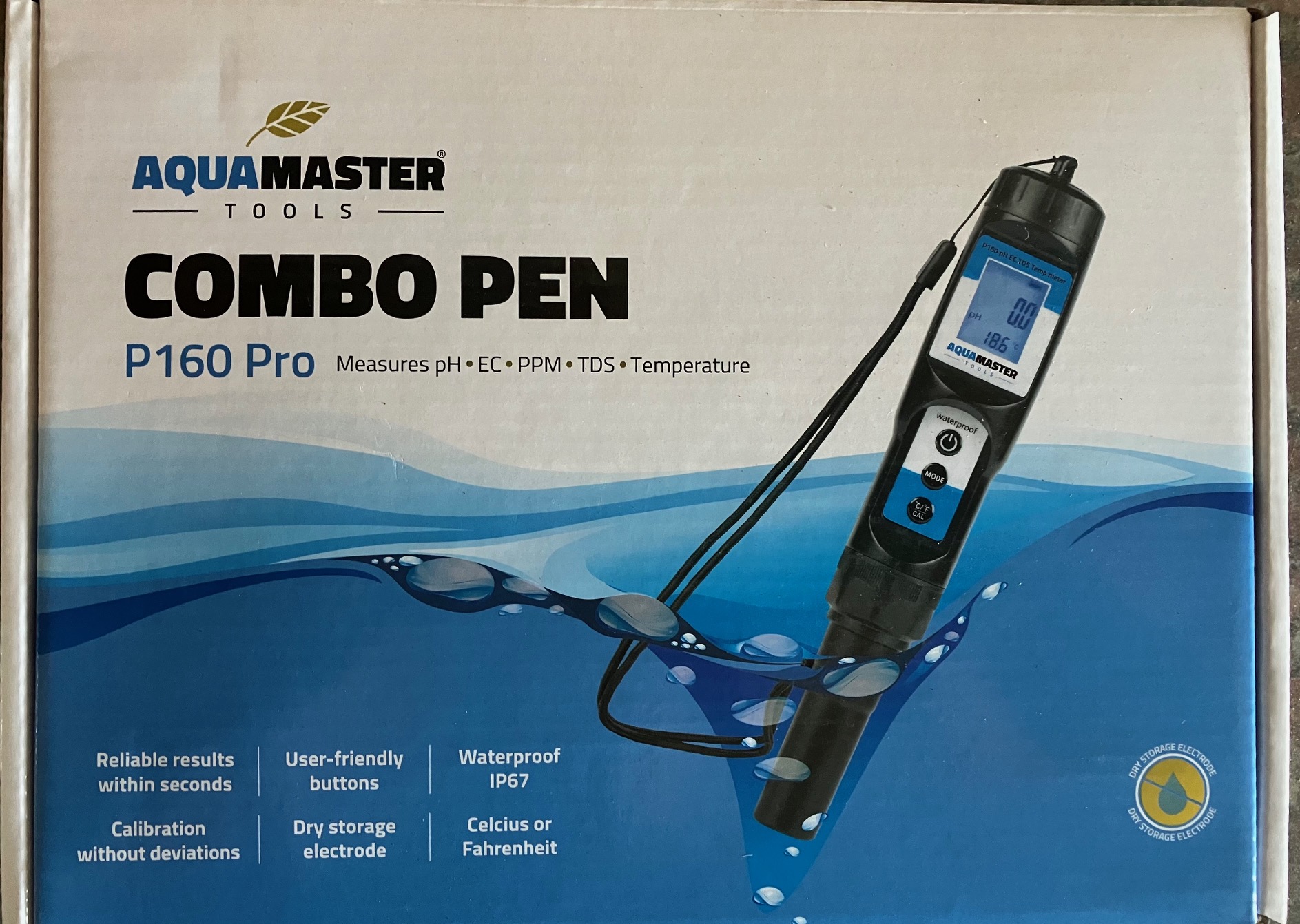 Combo pen - pH /EC / PPM / TDS / Temp Digital water meter - Image 2